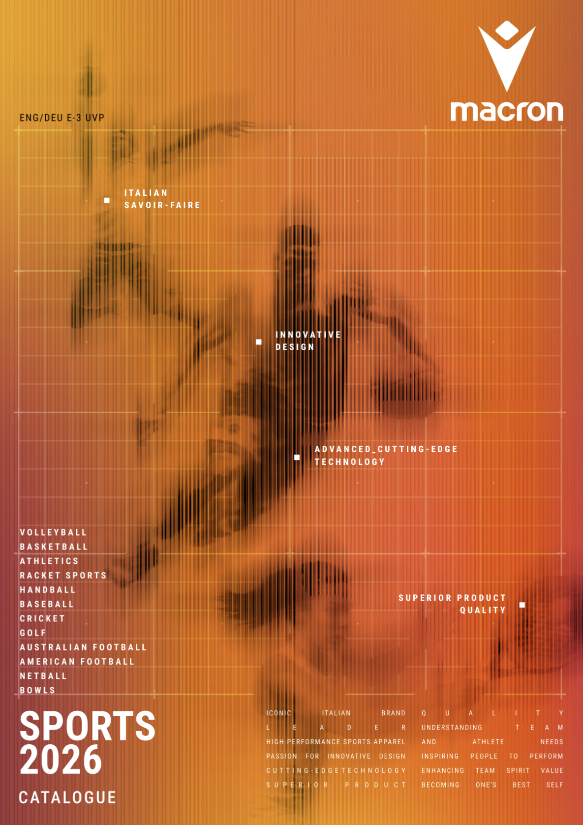 Macron Sports Catalogue 2026